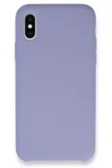 Newface İphone X Kılıf Lansman Legant Silikon - Lila