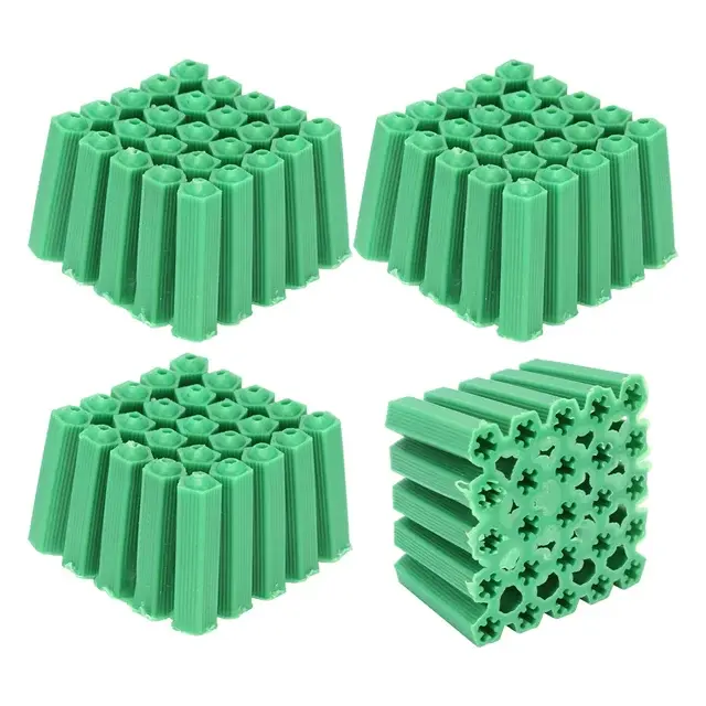 8mm Yeşil Plastik Dübel 500'lü Ekonomik Paket