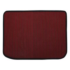 Cattie Elekli Kedi Tuvalet Önü Paspası 45 x 60 cm Kırmızı