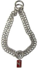 Percell Krom İki Sıra Köpek Eğitim Tasması 2,5 mm x 31 cm