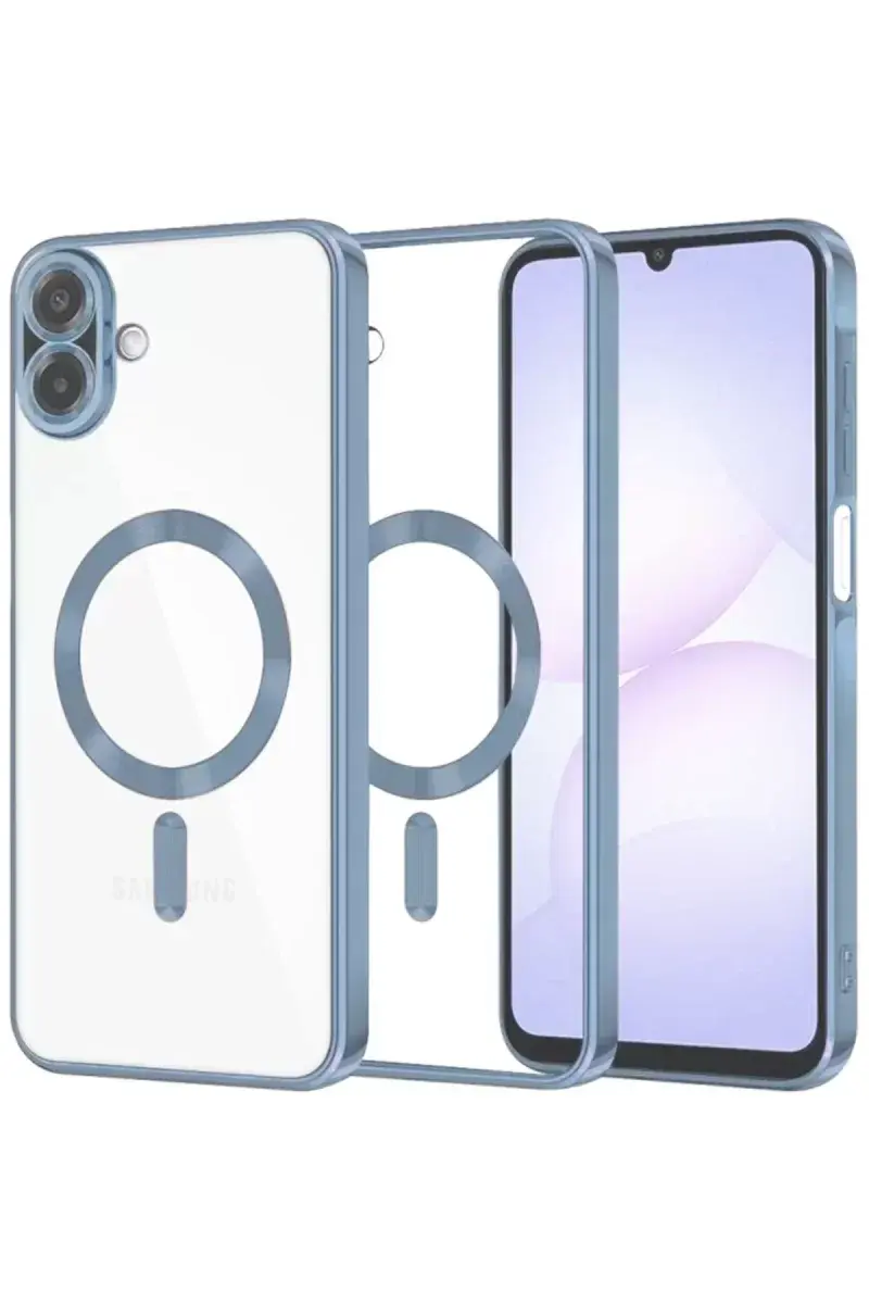 Newface Samsung Galaxy A07 4g Kross Magneticsafe Kapak - Sierra Blue
