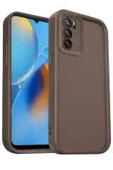 Newface Oppo A16 Kılıf Viera Silikon - Kahverengi