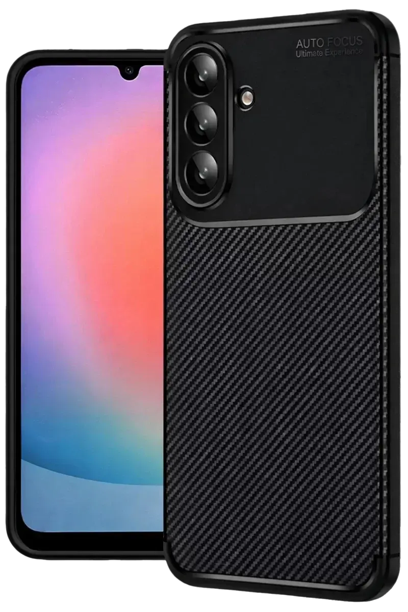 Newface Samsung Galaxy A37 5g Auto Focus Karbon Kapak - Siyah