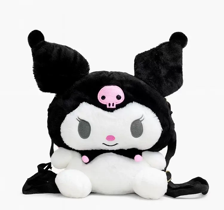 Sevimli Peluş Kuromi Sırt Çantası