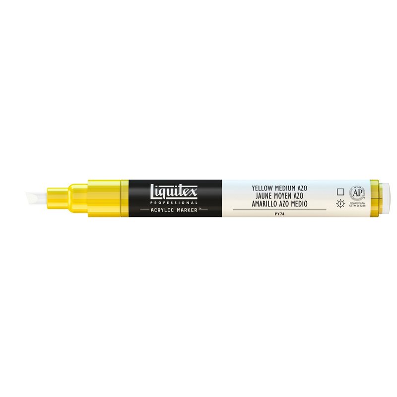 Akrilik Kalem - 2-4mm - Yellow Medium Azo