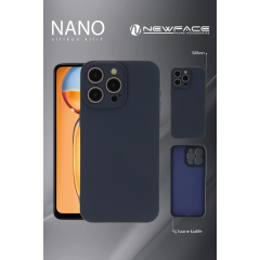 Samsung Galaxy S24 Fe Kılıf Nano İçi Kadife Silikon - Mavi
