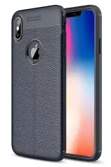 Newface İphone Xs Max Kılıf Auto Focus Kapak - Lacivert