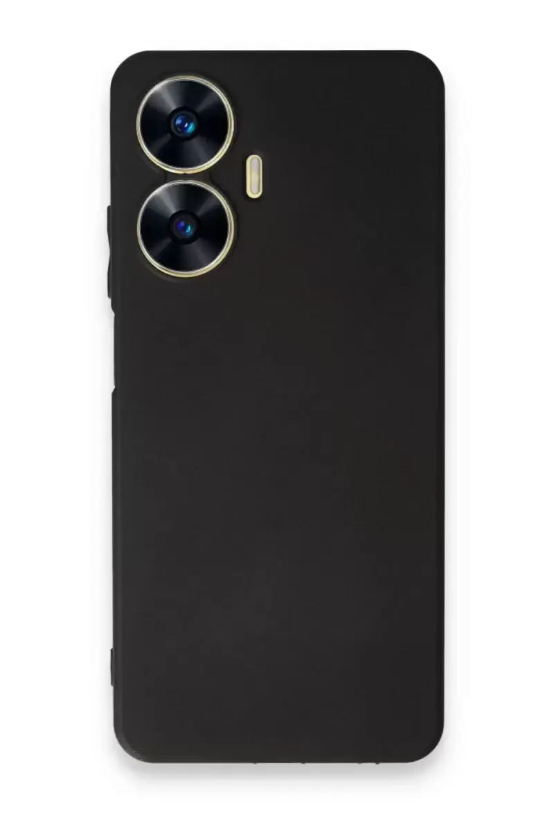 Newface Realme C55 Kılıf First Silikon - Siyah