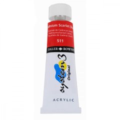 System3 Akrilik Boya 75ml - 511 Cadmium Scarlet (Hue)