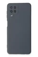 Newface Samsung Galaxy A22 Kılıf Nano İçi Kadife Silikon - Gri