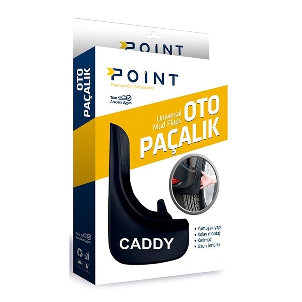 Volkswagen Caddy Paçalık Tozluk Çamurluk Siyah 2'li