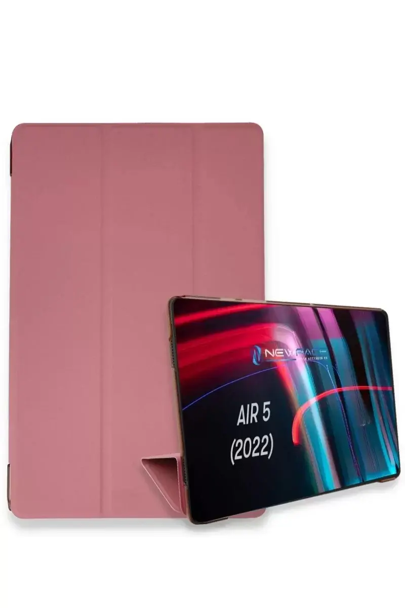 Newface İpad Air 5 (2022) Kılıf Tablet Smart Kılıf - Pembe