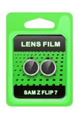 Newface Samsung Galaxy Z Flip 7 Raze Metal Kamera Lens - Gümüş