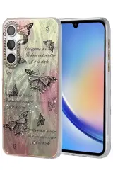 Newface Samsung Galaxy A34 5g Kılıf Blade Aynalı Desenli Kapak - Desen 6