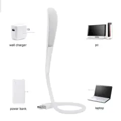 Powermaster Pm-24560 14 Ledli Beyaz Esnek Usb Led Lamba 3 Kademeli
