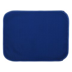 Cattie Elekli Kedi Tuvalet Önü Paspası 60 x 90 cm Mavi