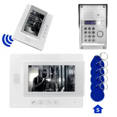 Powermaster 773tp 1 Daire 7'' Nfc - Parmak İzi Girişli Görüntülü Diafon Kapı Zili Interkom Akıllı Ev Güvenliği Sistemi