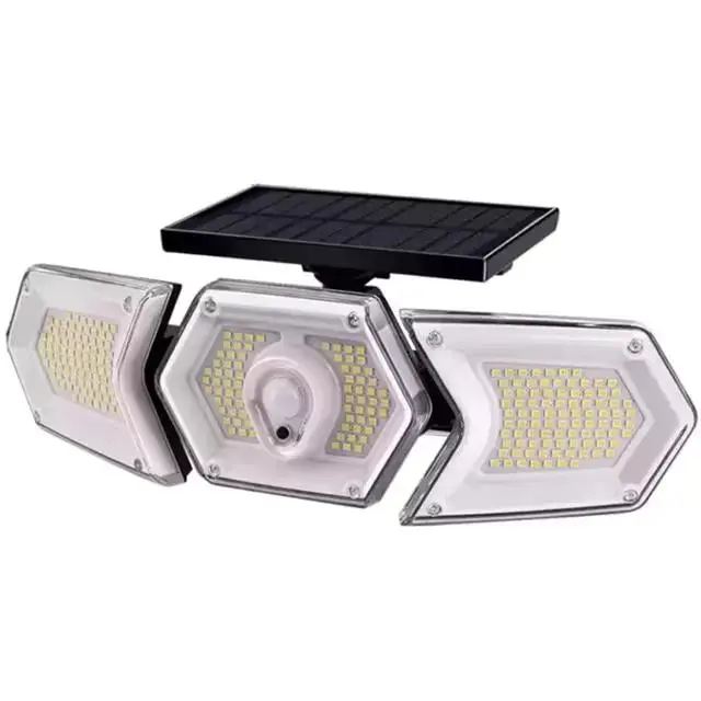 Powermaster Solar Güneş Enerjili Geniş Açılı Çift Kanatlı 254 Smd Ledli 3 Modlu Beyaz İndüksiyon Lambası W774a