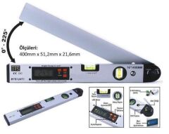 Bts 12471 Dijital Açı Ölçerli Su Terazisi 40 cm