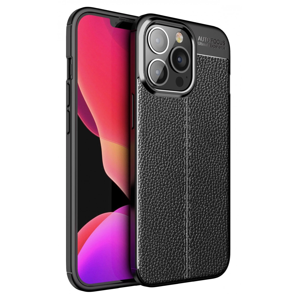 İphone 13 Pro Max Kılıf Auto Focus Kapak - Siyah