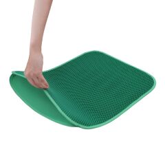 Cattie Elekli Kedi Tuvalet Önü Paspası 60 x 90 cm Yeşil