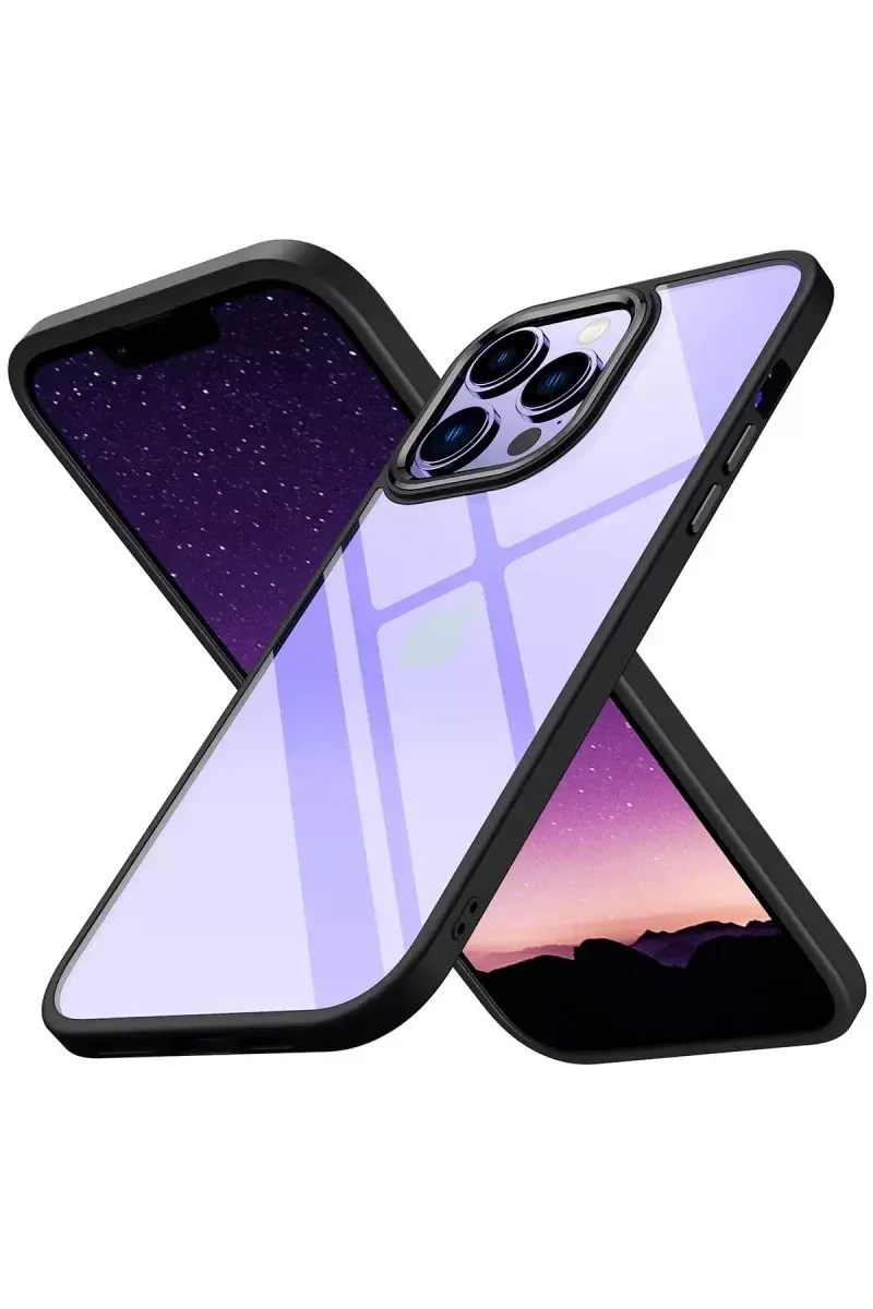 Newface İphone 14 Pro Max Kılıf Power Silikon - Siyah