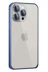 Joko Apple İphone 15 Pro Max Metal Bumper Mat Kapak - Lacivert