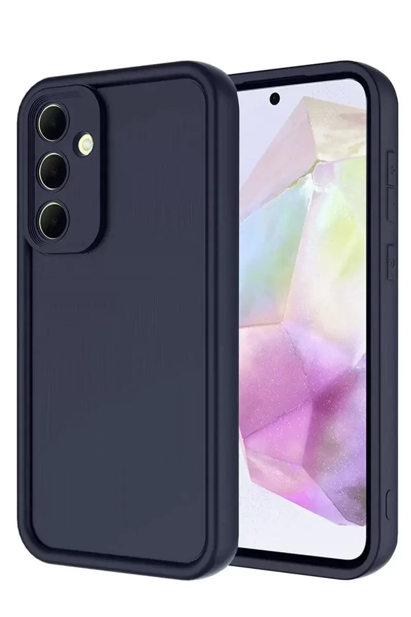 Newface Samsung Galaxy A17 5g Viera Silikon - Lacivert