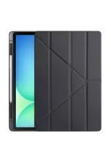 Newface Apple İpad Pro 11 (2024) Kılıf Kalemlikli Hugo Tablet Kılıfı - Siyah