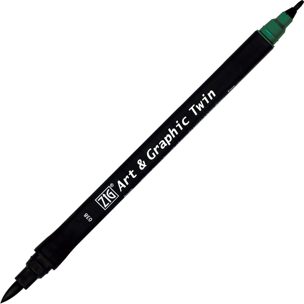 Art & Graphic Twin - Marine Green - 038