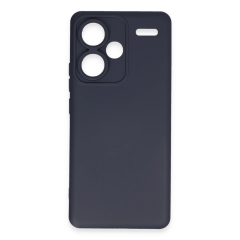 Xiaomi Redmi Note 13 Pro Plus Kılıf Nano İçi Kadife Silikon - Lacivert