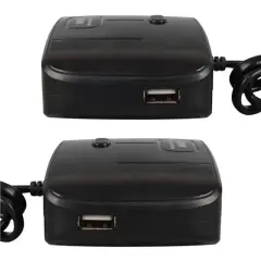 Olesson 1635 12-24v Çift Usb Girişli 100w 70 Cm Kablolu 3'lü Araç Çakmak Çoklayıcı 100x66x40mm