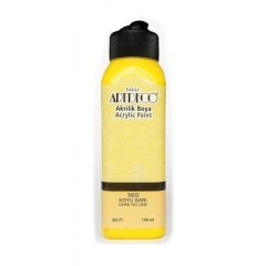Akrilik Ahşap Boyası 140ml 3602 Koyu Sarı