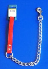 Eastland Deri Tutmalı Zincir Köpek Gezidirme 80 cm