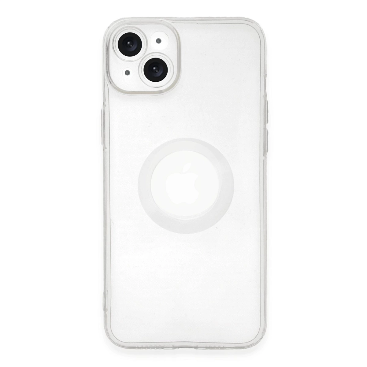 İphone 14 Plus Kılıf Santa Lens Silikon - Şeffaf