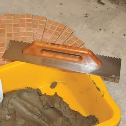 Dekor 126 Seramik Malası Kare Dişi Ahşap 40 cm