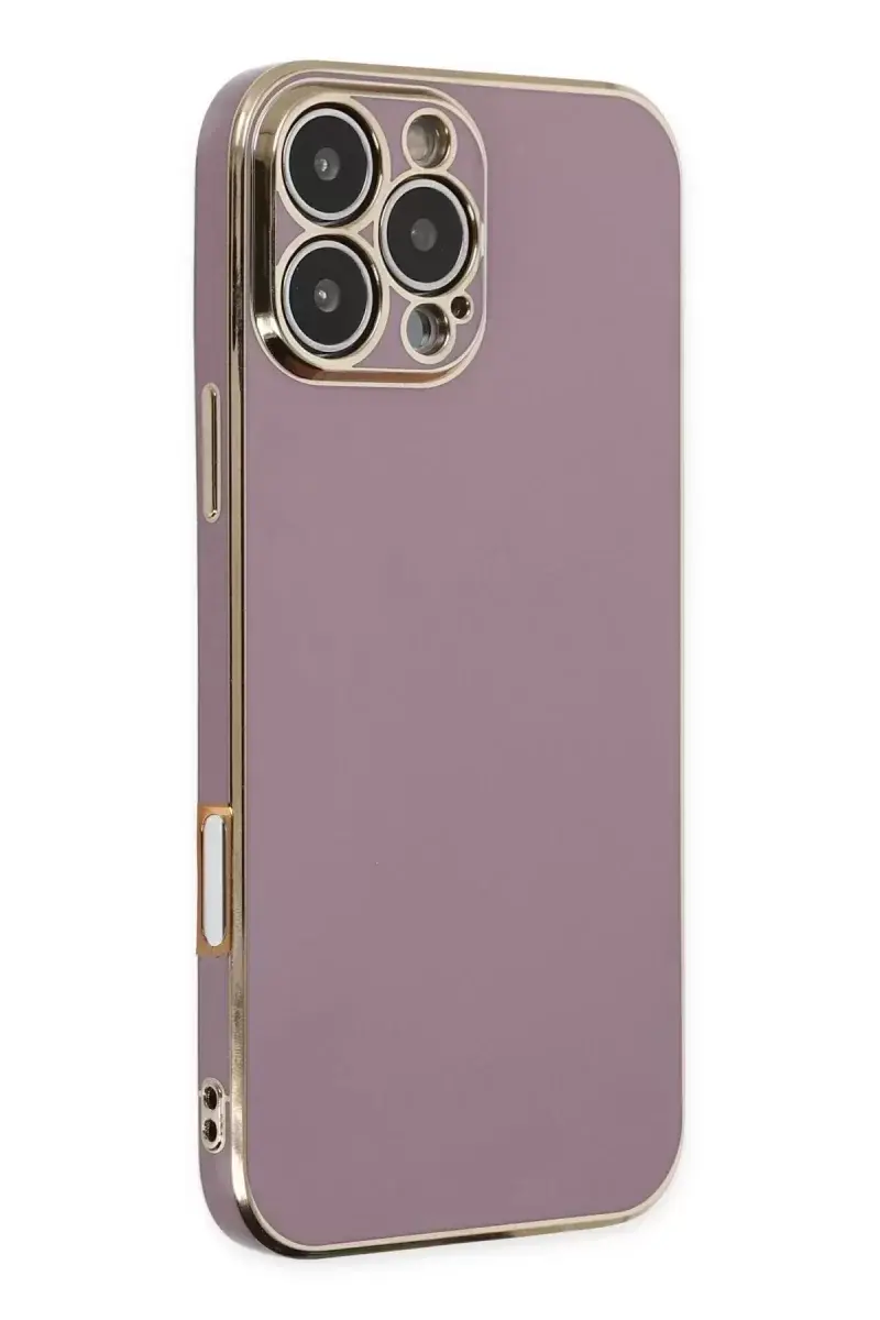 Newface İphone 16 Pro Kılıf Volet Silikon - Mor