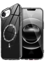 Newface Apple İphone 16e Live Diamond Magsafe Kapak - Siyah
