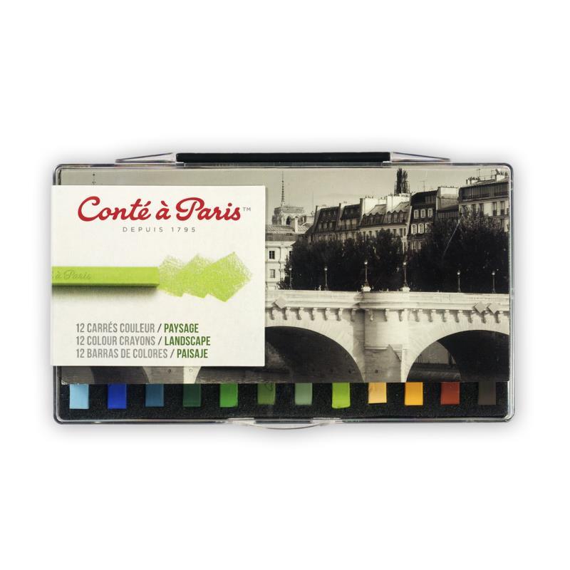 A PARIS PASTEL SET 12LI LANDSCAPE