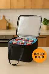 22 Litre Yalıtımlı Termos Çanta - Kamp, Piknik ve Plaj Çantası