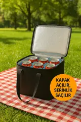 22 Litre Yalıtımlı Termos Çanta - Kamp, Piknik ve Plaj Çantası