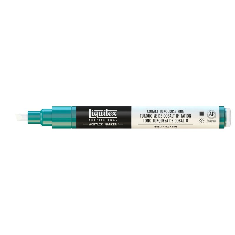 Akrilik Kalem - 2-4mm - Cobalt Turquoise Hue