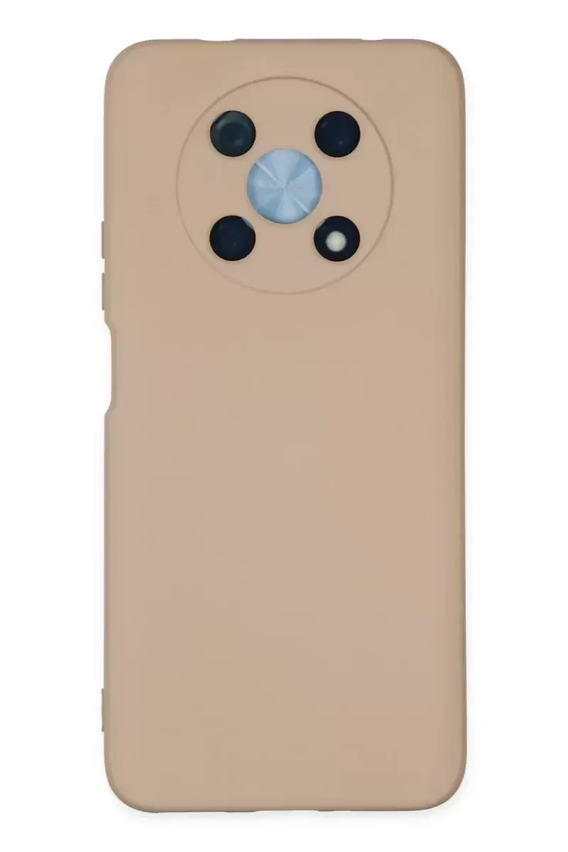 Newface Huawei Nova Y90 Kılıf Nano İçi Kadife Silikon - Pudra