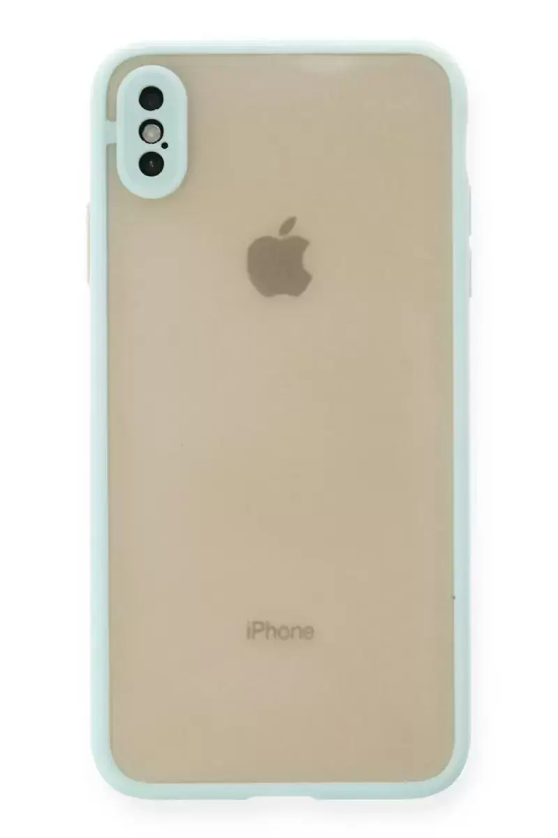 Newface İphone X Kılıf Montreal Silikon Kapak - Turkuaz