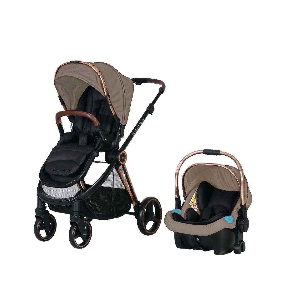 Prego 2069 Quantum Travel Sistem Bebek Arabası - Bej