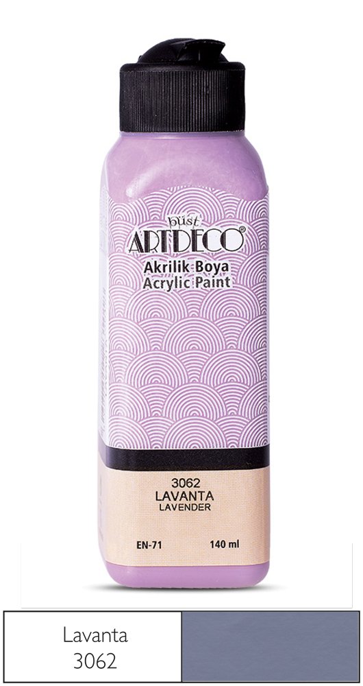 Akrilik Ahşap Boyası 140ml 3062 Lavanta