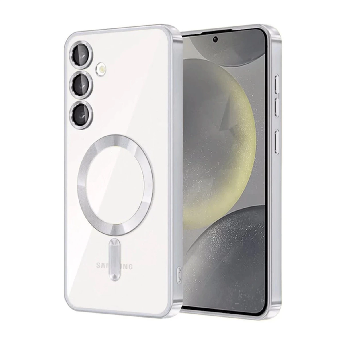 Samsung Galaxy A54 5g Kross Magneticsafe Kapak - Gümüş