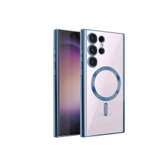 Samsung Galaxy S22 Ultra Kılıf Kross Magneticsafe Kapak - Sierra Blue