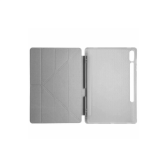 Samsung Galaxy X610 Tab S9 Fe Plus 12.4 Kılıf Kalemlikli Mars Tablet Kılıfı - Koyu Gri
