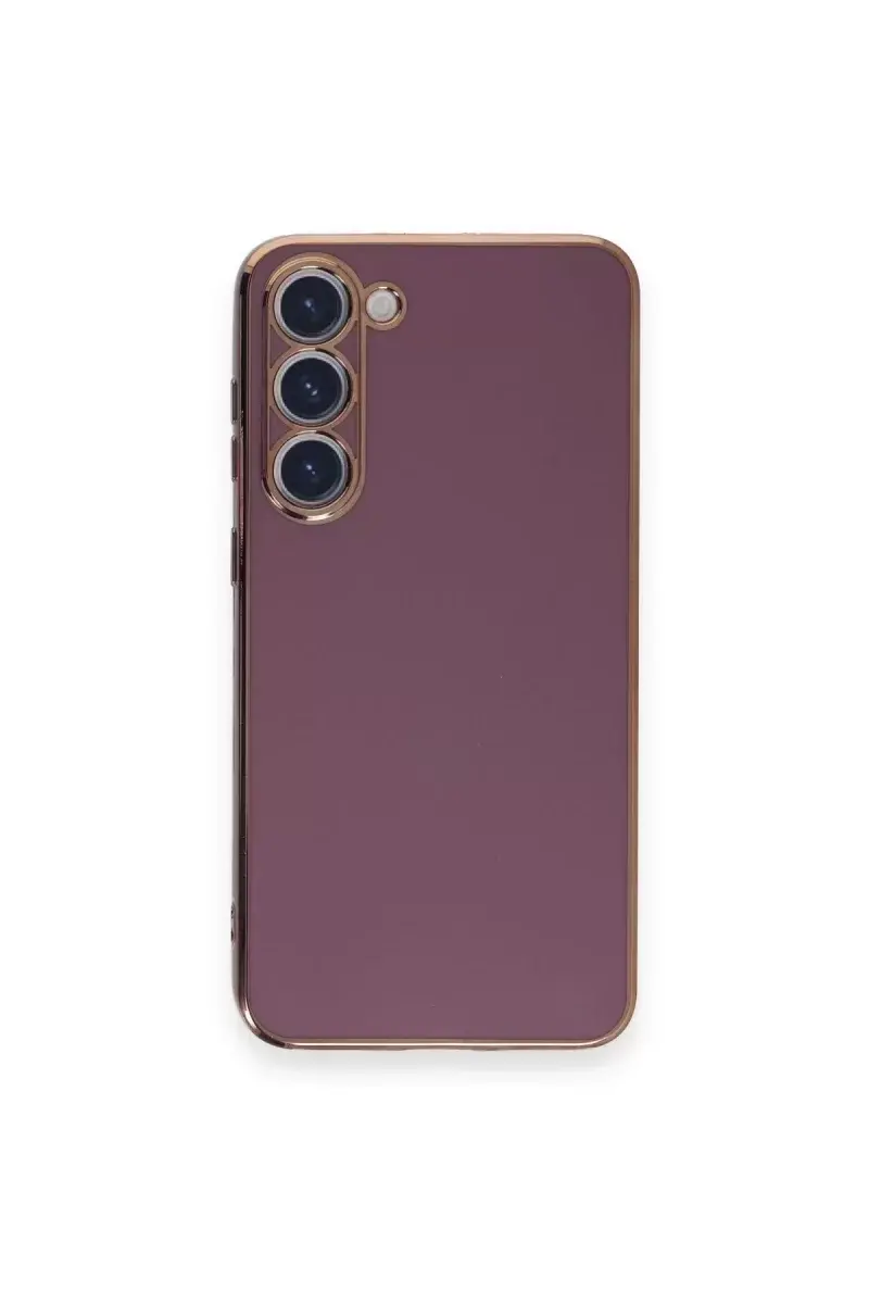Newface Samsung Galaxy S23 Plus Kılıf Volet Silikon - Mor